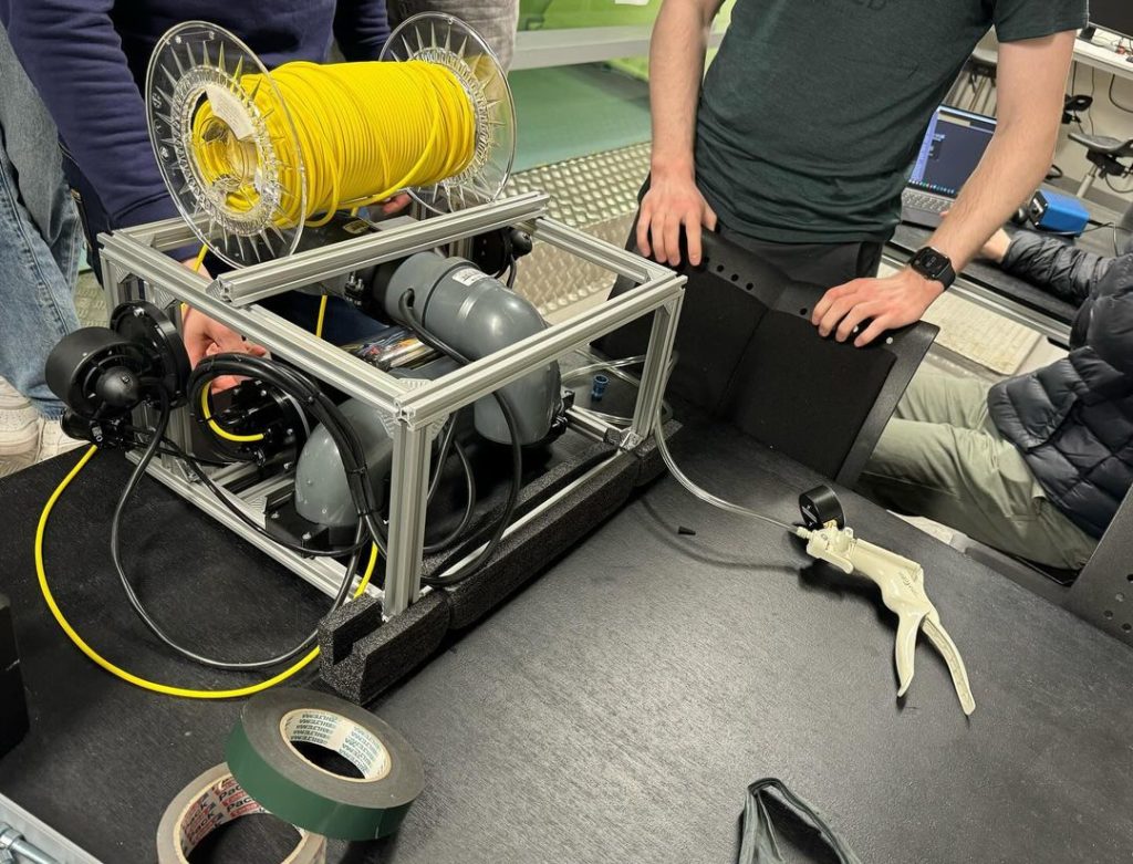 Sub horizons ROV prototype on a table